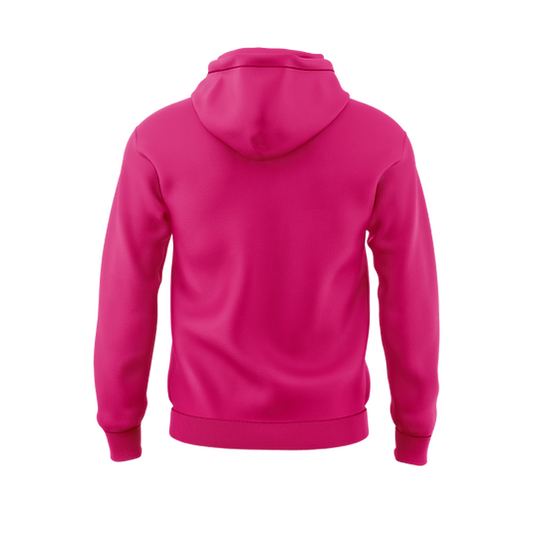 Pink ScrumChic Casual Embroided Hoodie