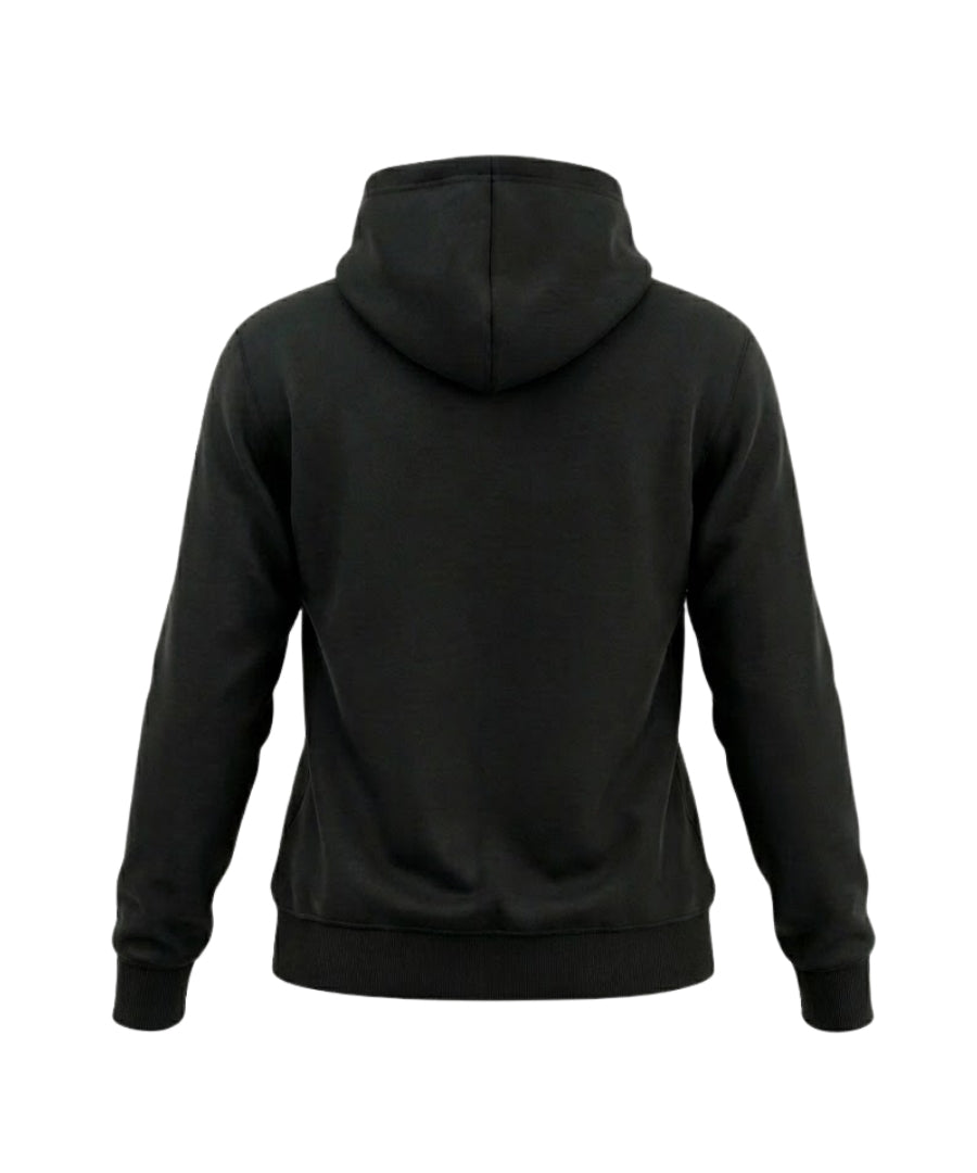 Black Scrumchic Casual Print on Hoodie
